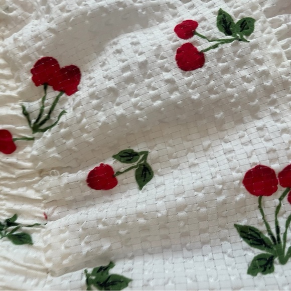 ENGLISH FACTORY Cherry Print Mini Skirt - Picture 5 of 11